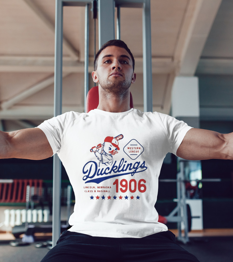 Ducklings Lincoln Nebraska Western League Baseball 1906 T-Shirt