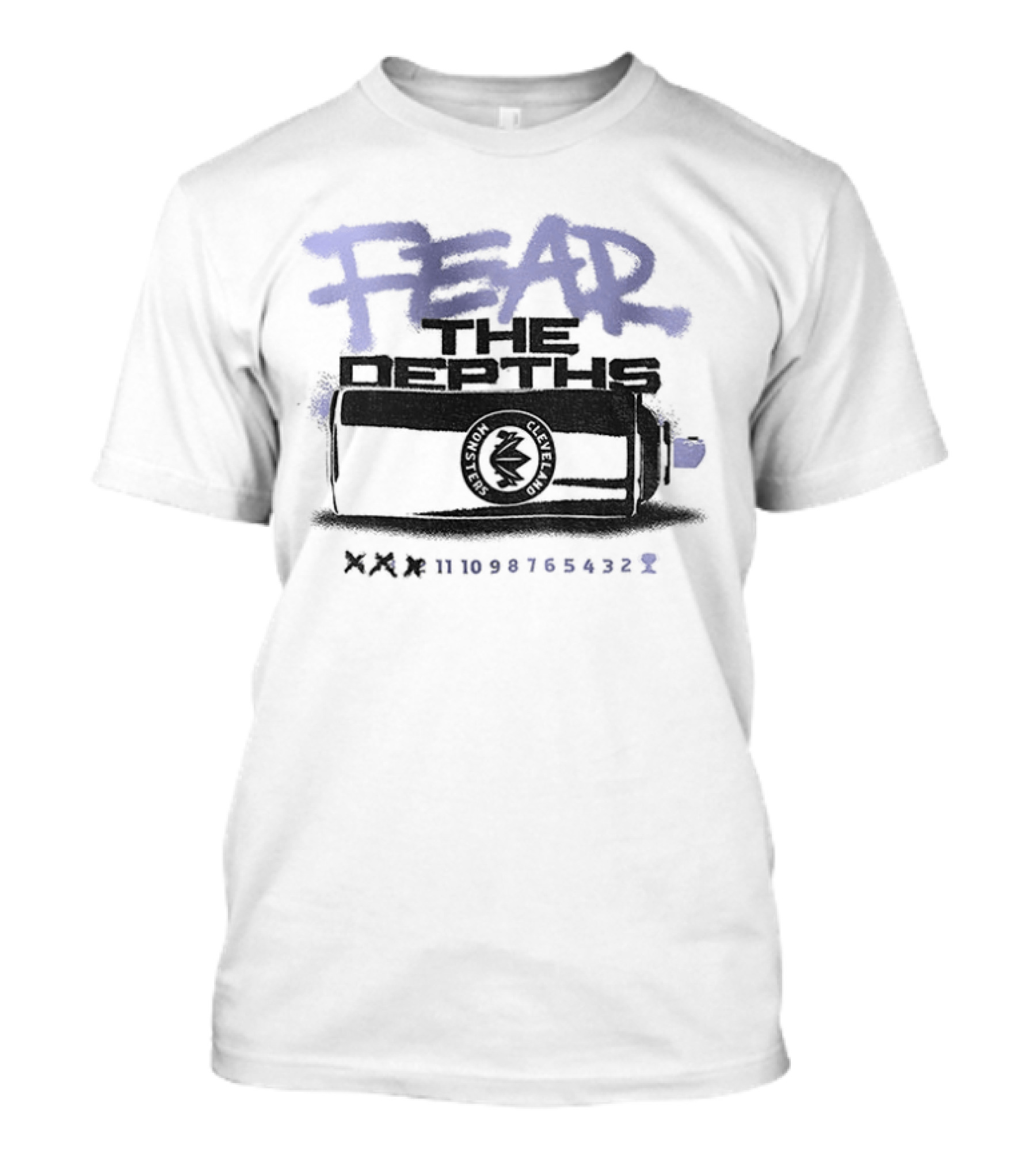 Fear The Depths Cleveland Monsters Hockey NHL 2026 T-Shirt