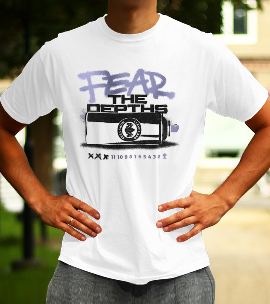 Fear The Depths Cleveland Monsters Hockey NHL 2026 T-Shirt
