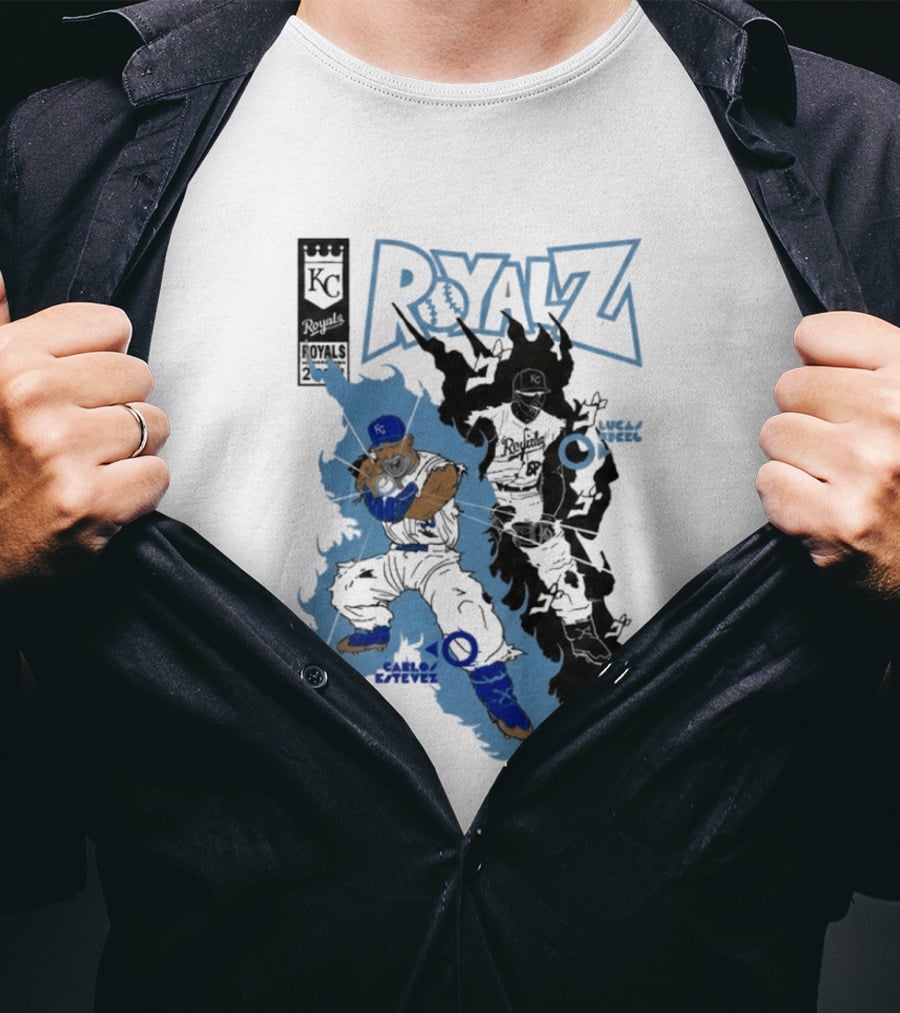 Royals Dragon Kamehameha Baseball Anime T-Shirt