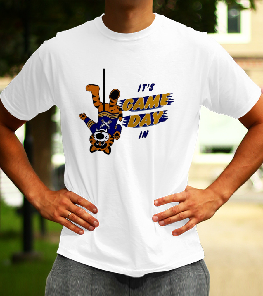 Sabretooth It's Game Day In Buffalo Sabres Hockey T-Shirt