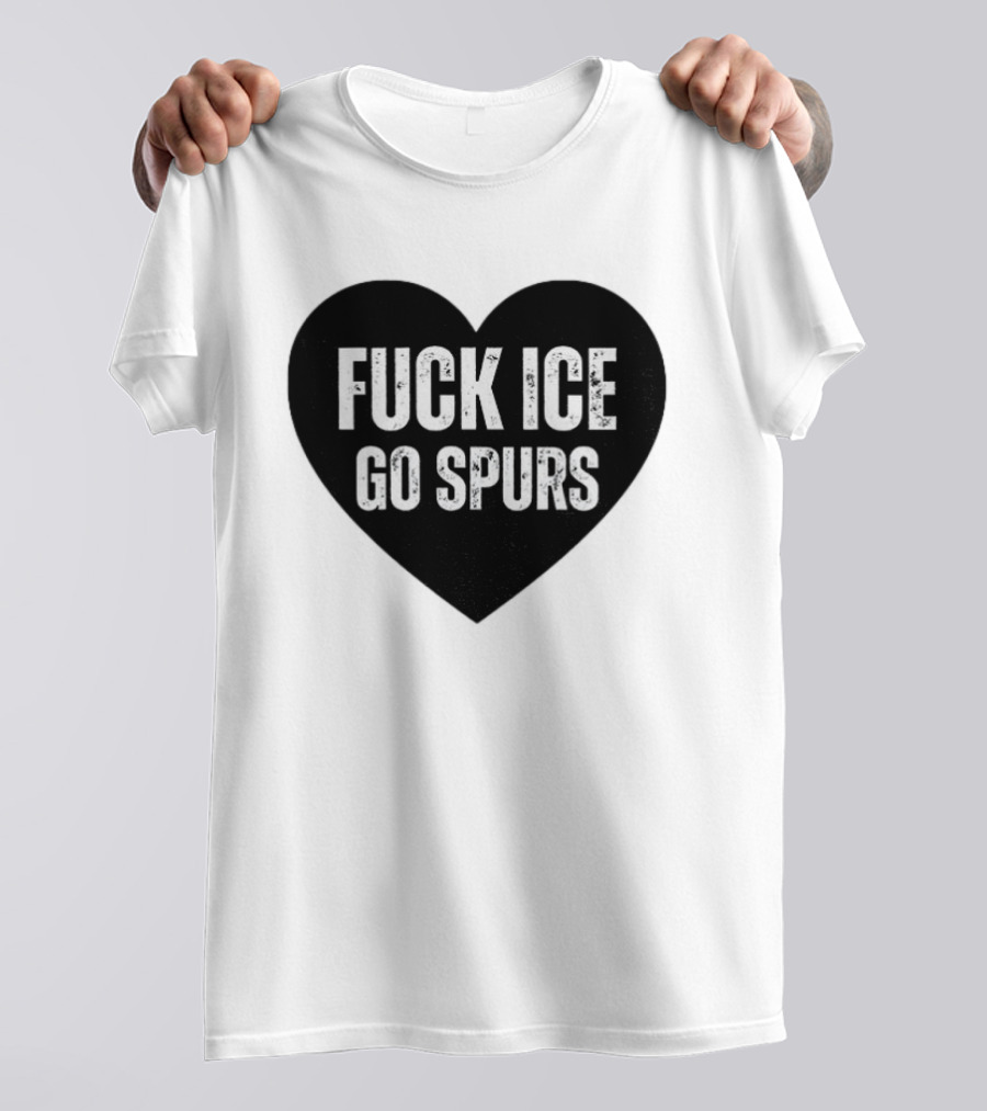 San Antonio Spurs Fuck Ice Go Spurs 2026 Lover T-Shirt