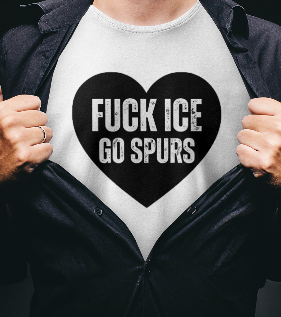 San Antonio Spurs Fuck Ice Go Spurs 2026 Lover T-Shirt