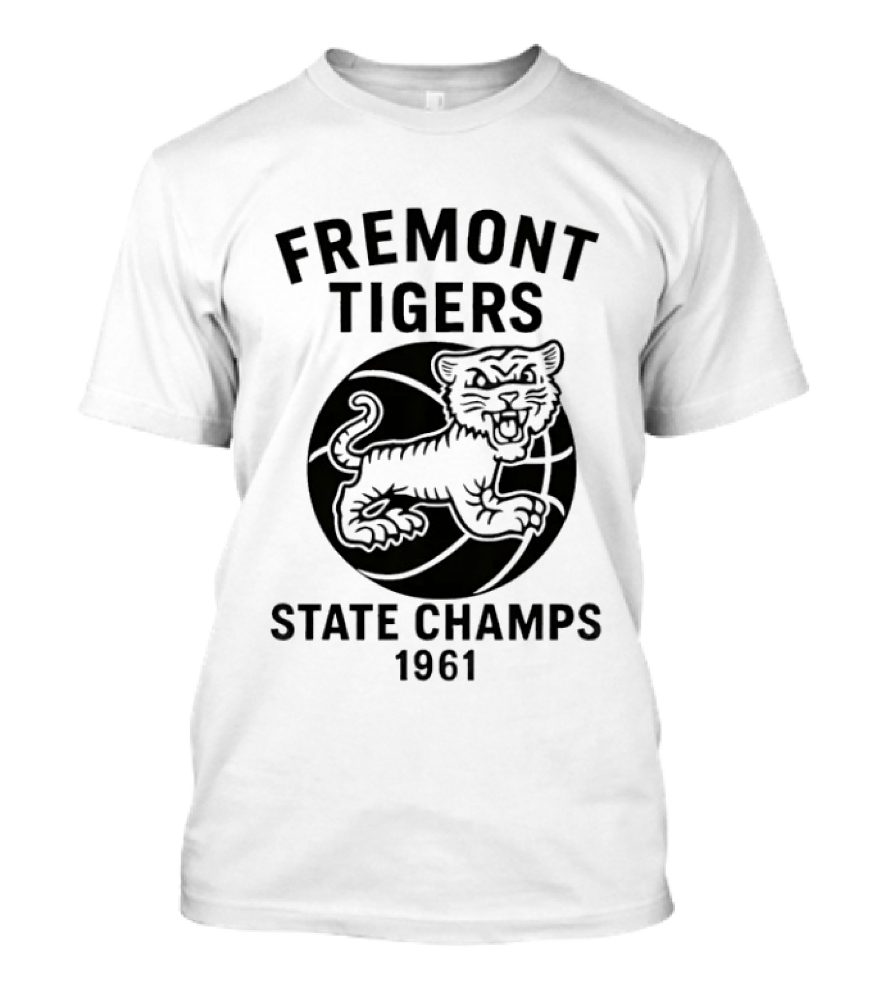 Fremont Tigers State Champs 1961 Basketball Team T-Shirt