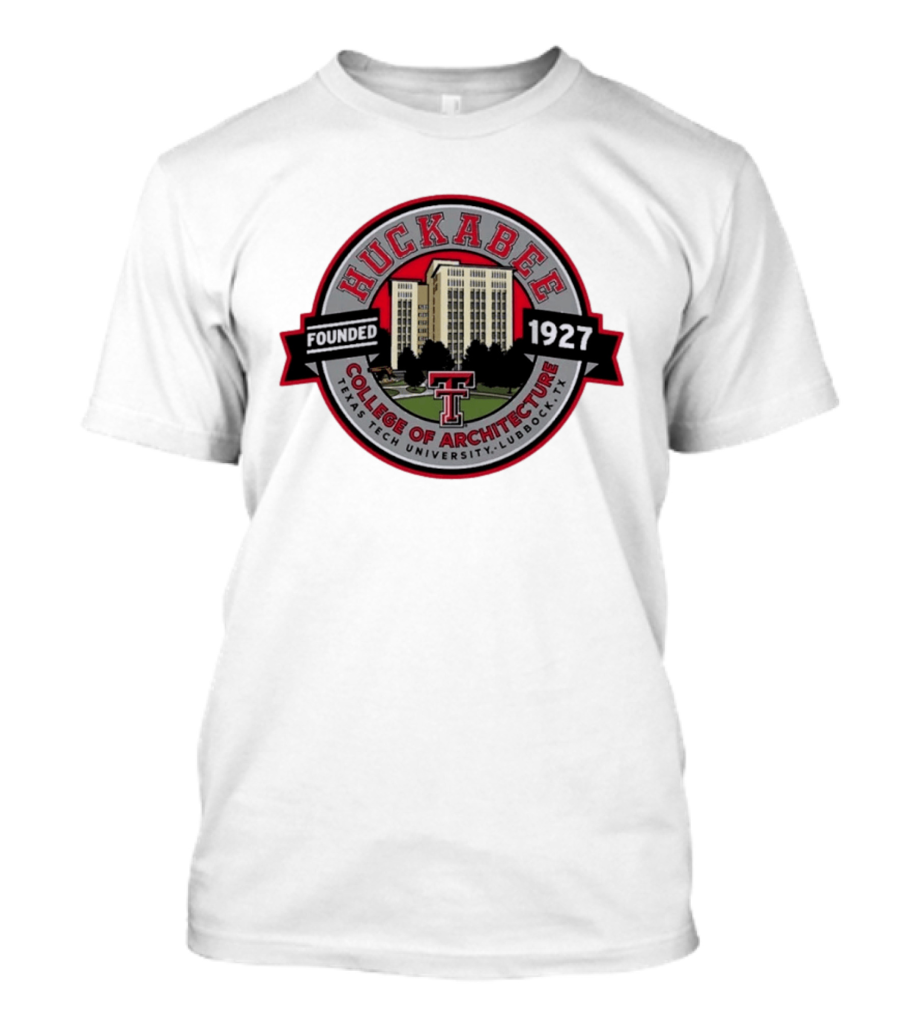 Texas Tech University Huckabee College Of Architecture Founded 1927 Lubbock TX T-Shirt