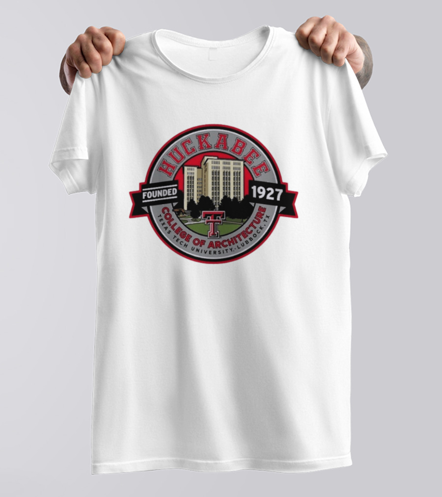 Texas Tech University Huckabee College Of Architecture Founded 1927 Lubbock TX T-Shirt