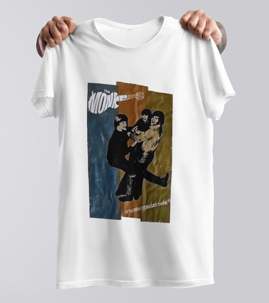 The Monkees 45th Anniversary Tour Vintage Band Celebration T-Shirt