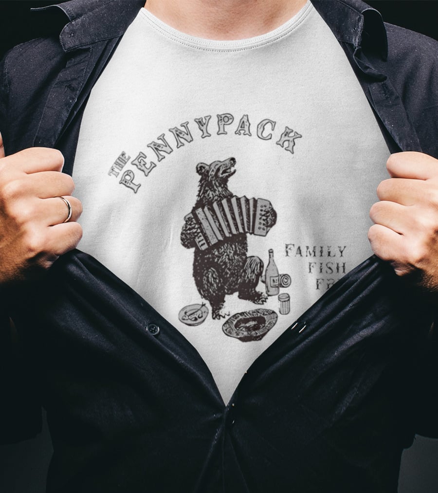 Pennypack Bear And Fish Fry Family Gathering T-Shirt