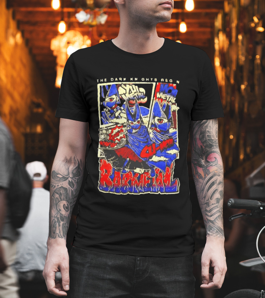 Babymetal The Dark Knights Begin Wow Metal Manga Style Comic T-Shirt