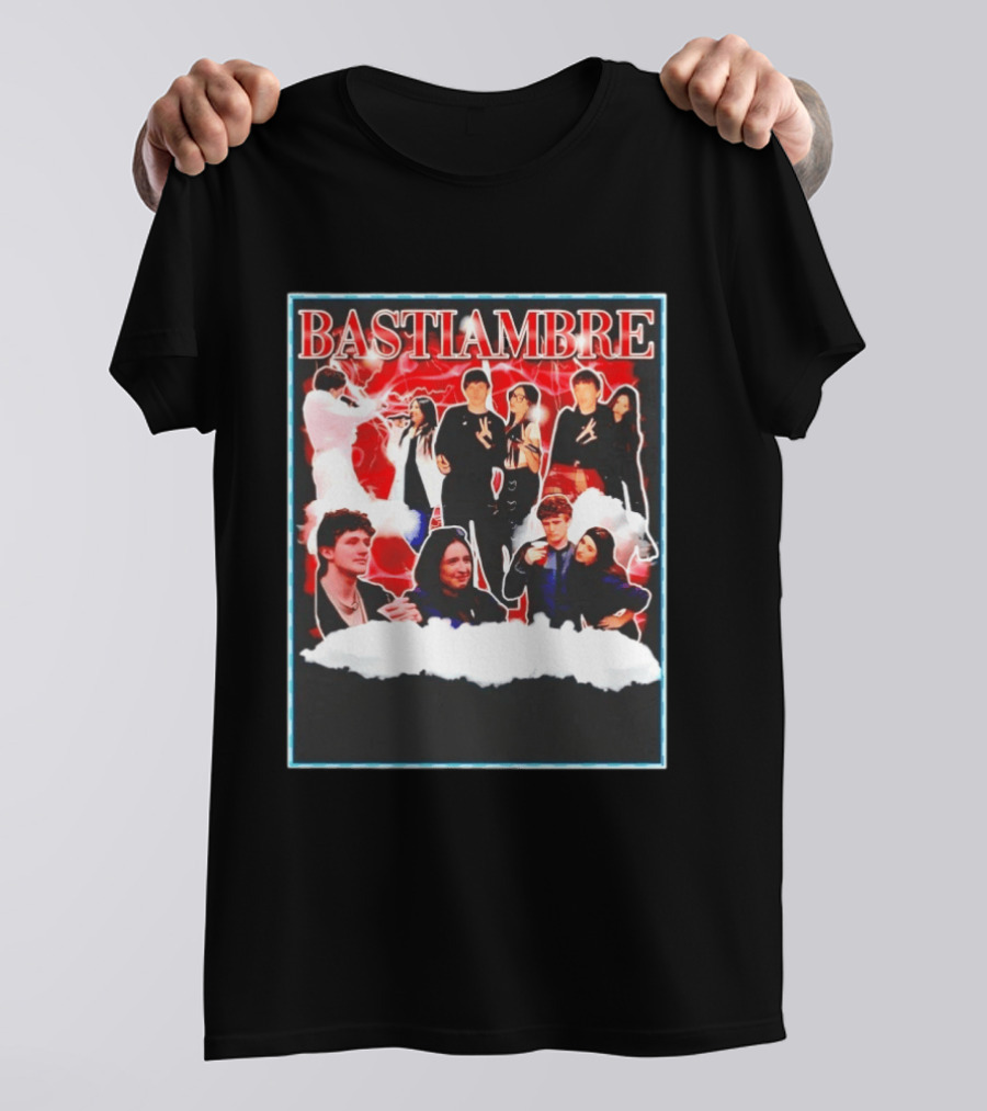 Bastiambre Movie Pop Culture Characters Collage T-Shirt