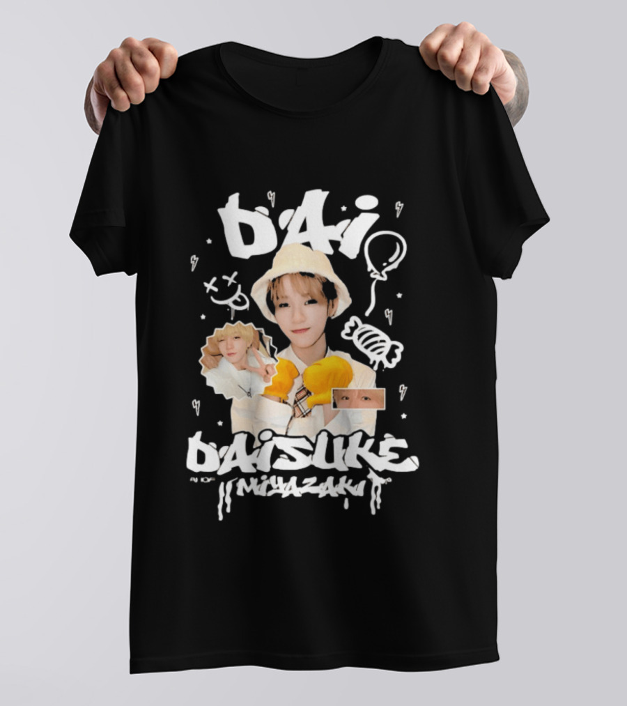Dai Daisuke Miyazaki AHOF Playful Balloon And Candy T-Shirt