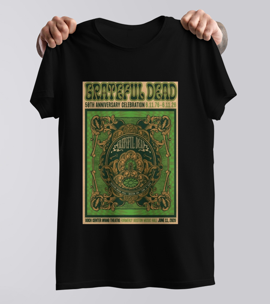 Grateful Dead 50th Anniversary Celebration Boston June 11 2026 T-Shirt