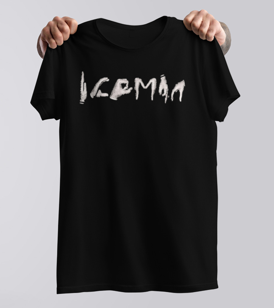 Drake Iceman Crystal Embellished Gloves T-Shirt