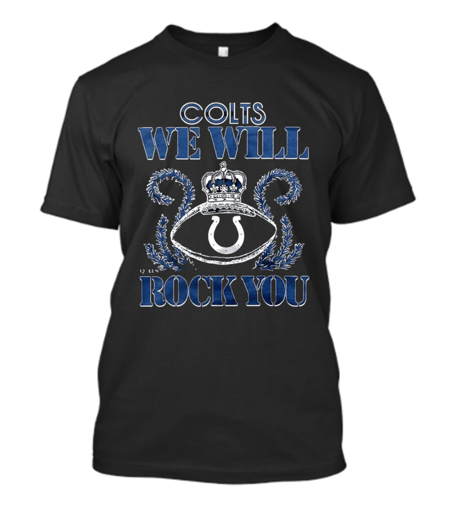 Indianapolis Colts We Will Rock You Crown Symbol 2026 T-Shirt