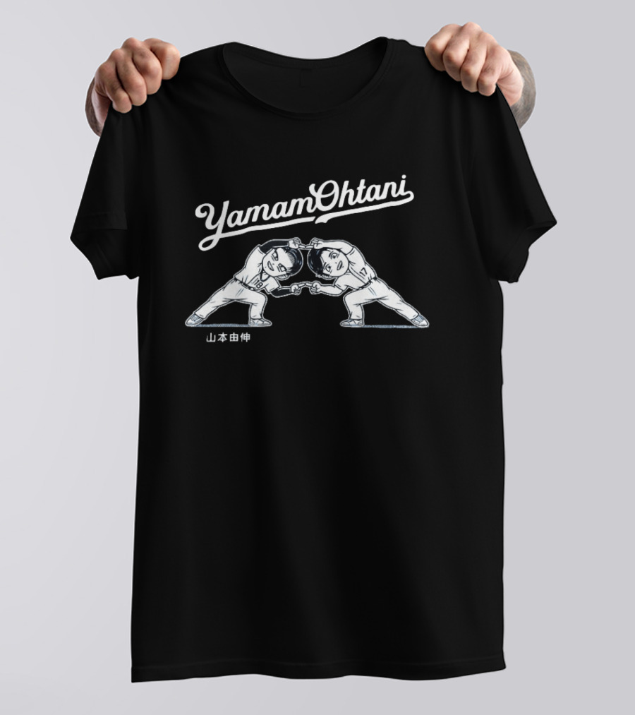 YamamOhtani Fusion Baseball Duo With 18 And 17 Numbers T-Shirt
