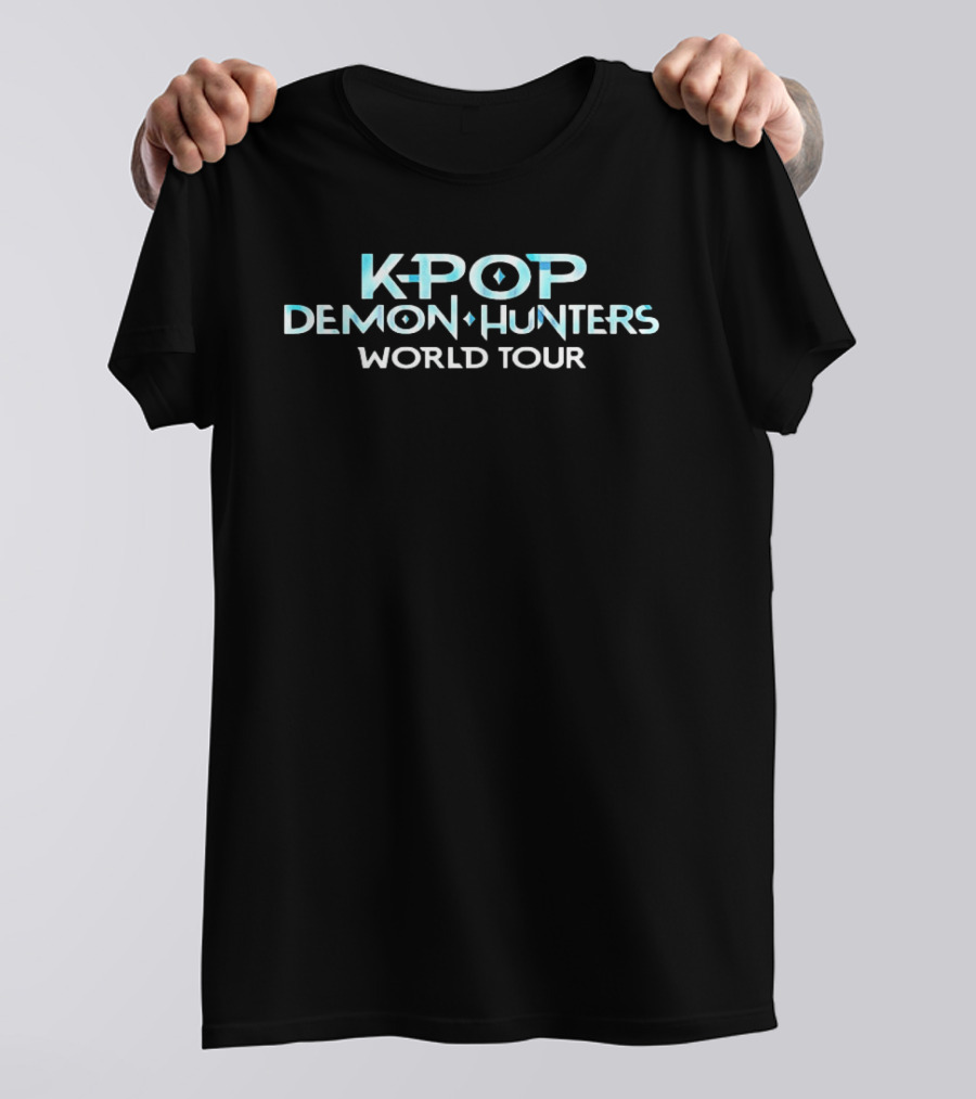 K Pop Demon Hunters World Tour 2023 Concert Fan Merchandise T-Shirt