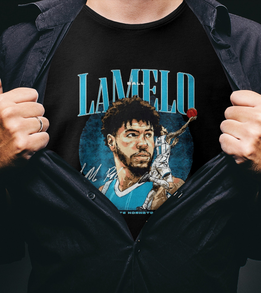 LaMelo Ball Charlotte Hornets NBA 2026 Player Signature Edition T-Shirt