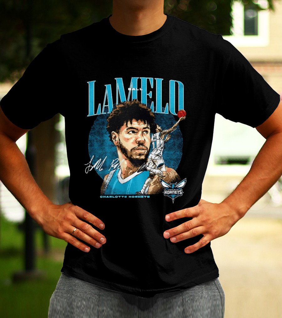 LaMelo Ball Charlotte Hornets NBA 2026 Player Signature Edition T-Shirt
