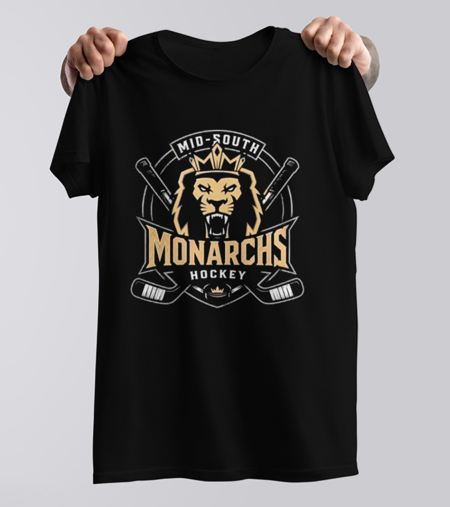 Mid South Monarchs Hockey 2026 Rule The Ice T-Shirt