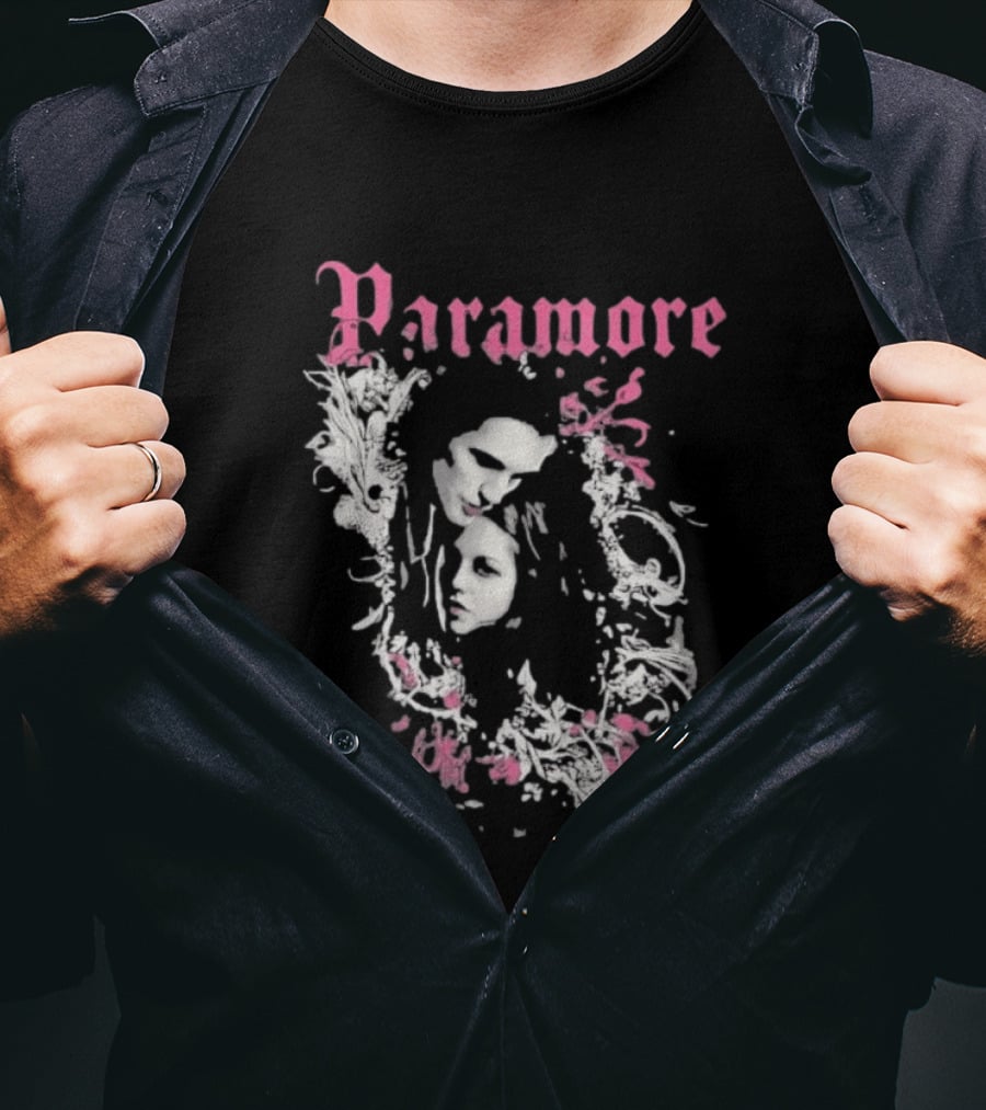 Paramore Floral Face Twilight T-Shirt