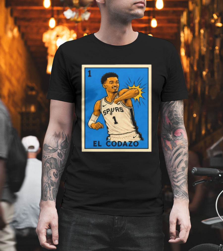 Victor Wembanyama El Codazo San Antonio Spurs NBA 2026 T-Shirt