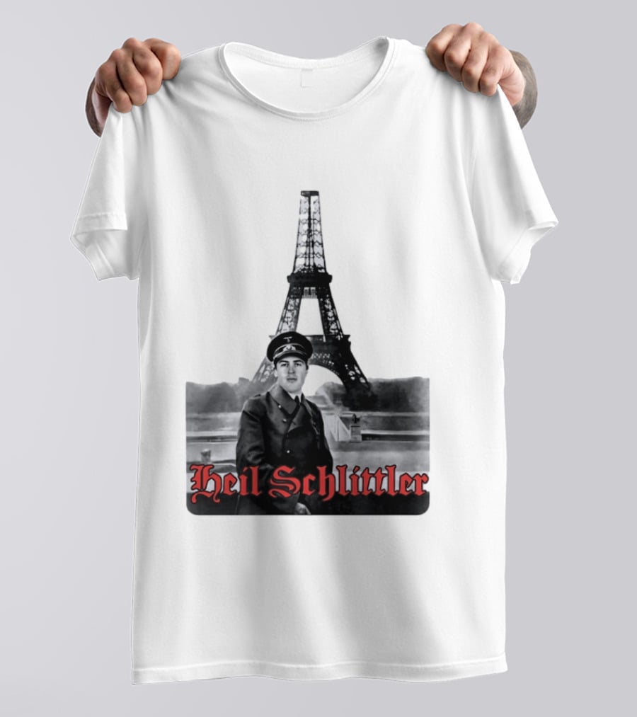 Adolf Hitler X Eiffel Tower Heil Schlittler T-Shirt