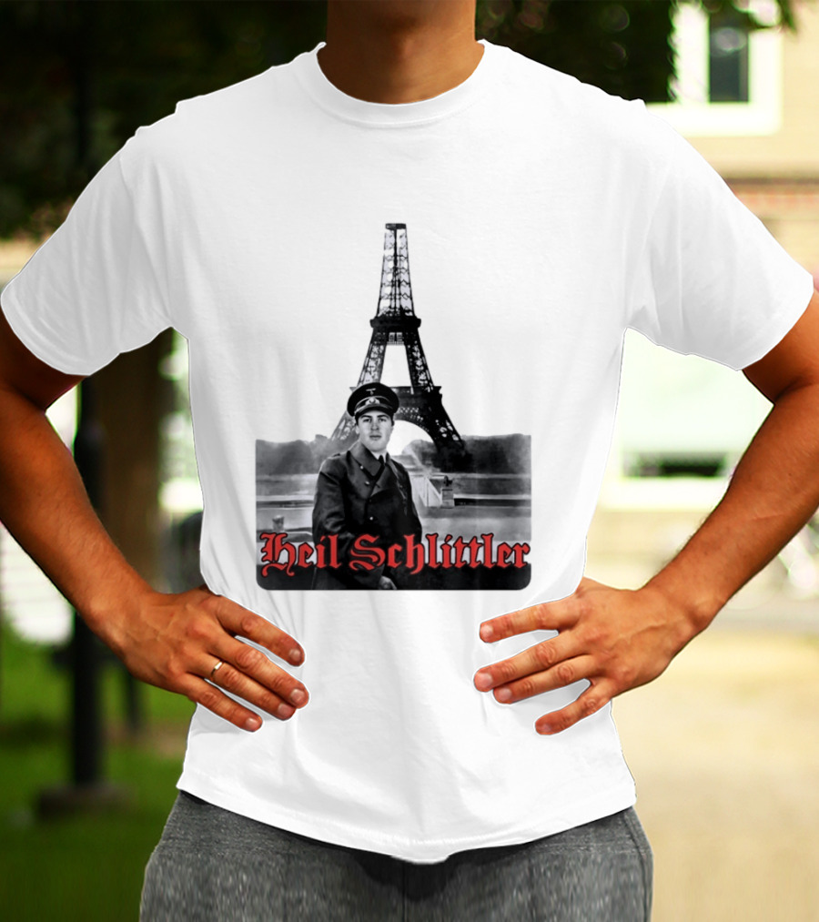 Adolf Hitler X Eiffel Tower Heil Schlittler T-Shirt