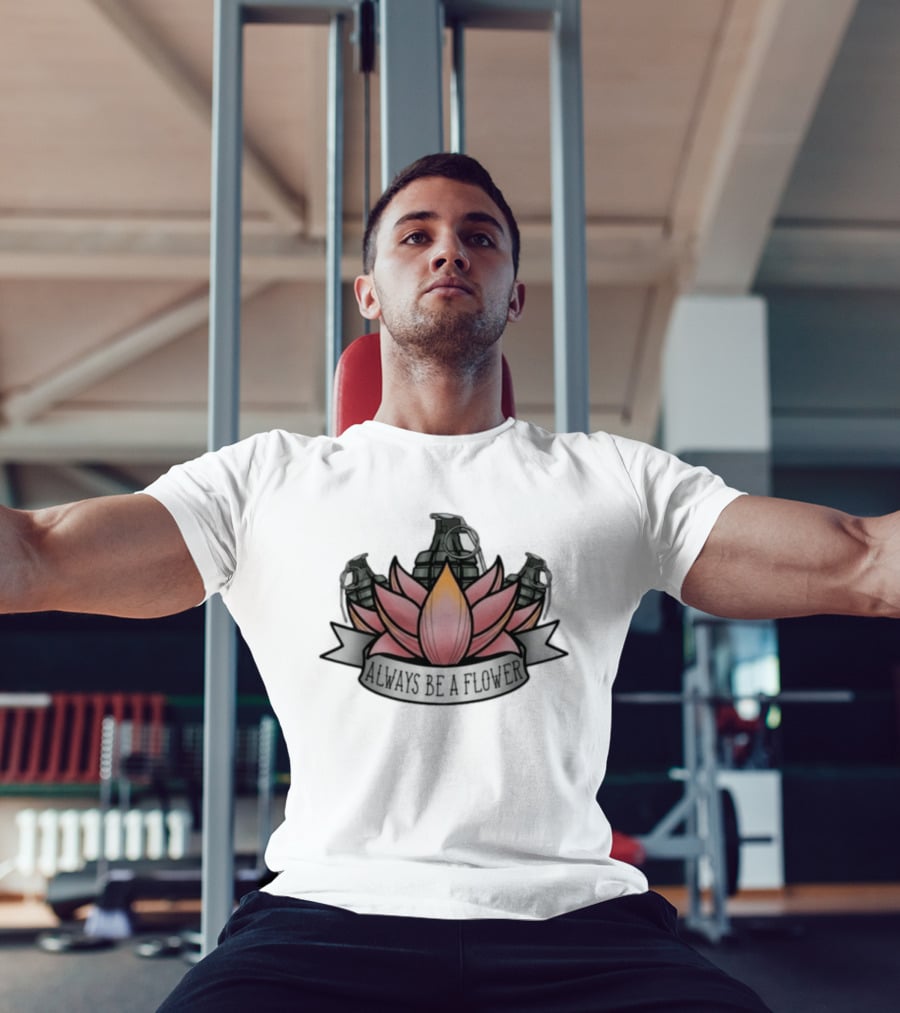 Always Be A Flower Grenade Lotus Fusion T-Shirt