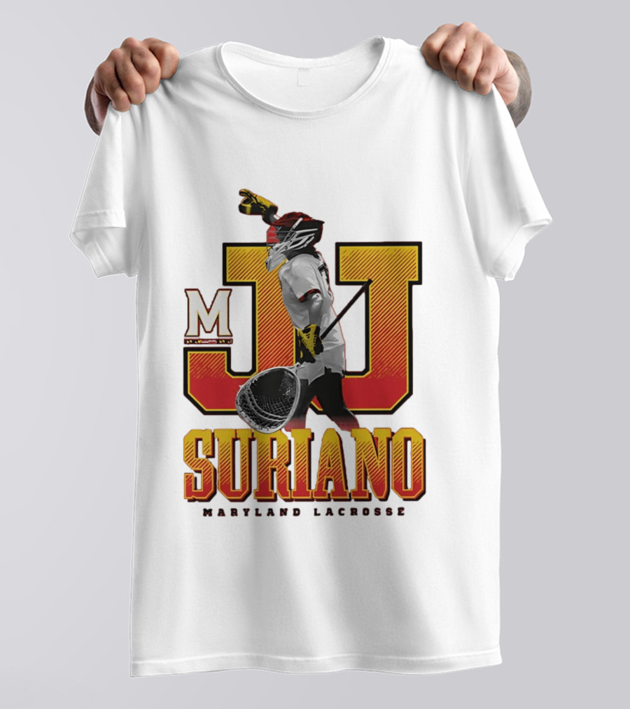 JJ Suriano Maryland Lacrosse M Sports Team T-Shirt