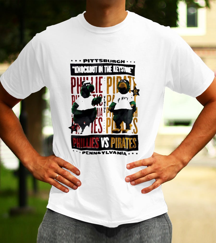Pittsburgh Knockout In The Keystone Phillies Vs Pirates Pennsylvania T-Shirt