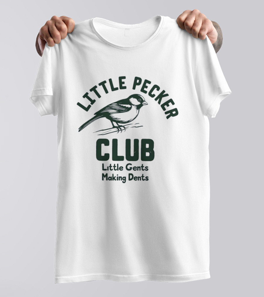 Little Pecker Club Little Gents Making Dents Bird T-Shirt