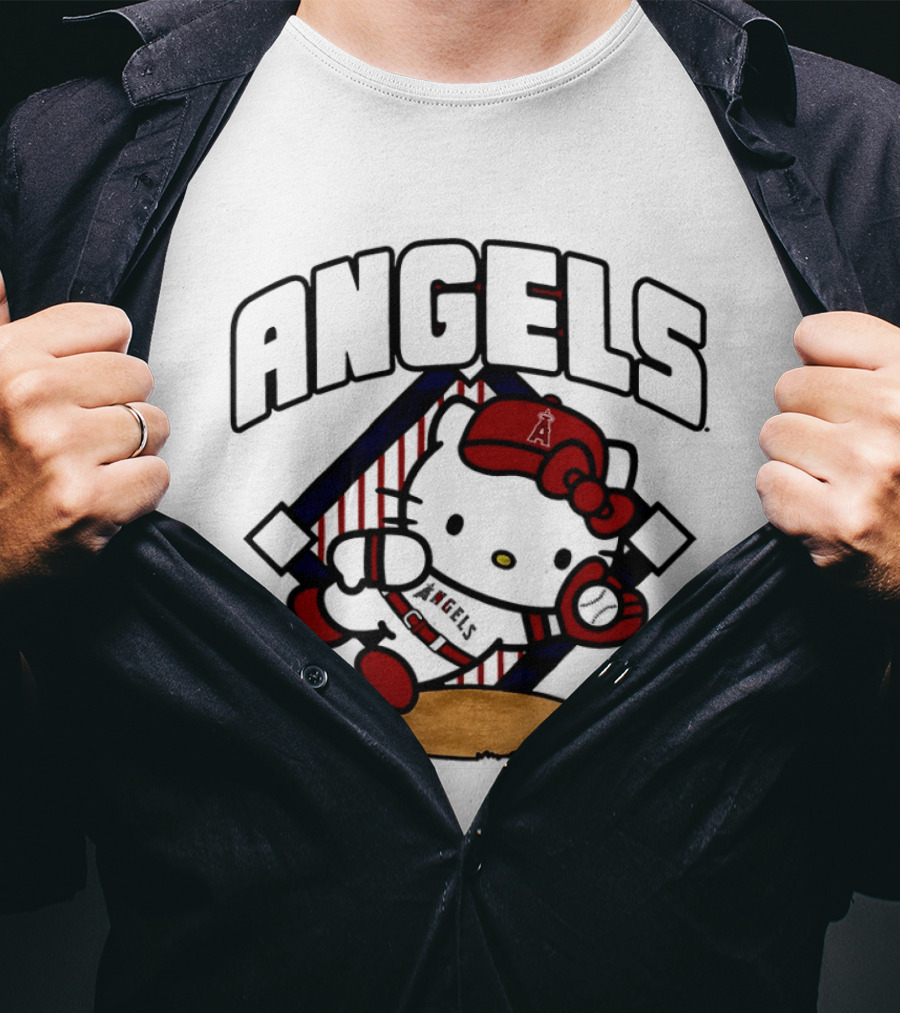 Hello Kitty Angels Baseball Los Angeles 2026 MLB T-Shirt