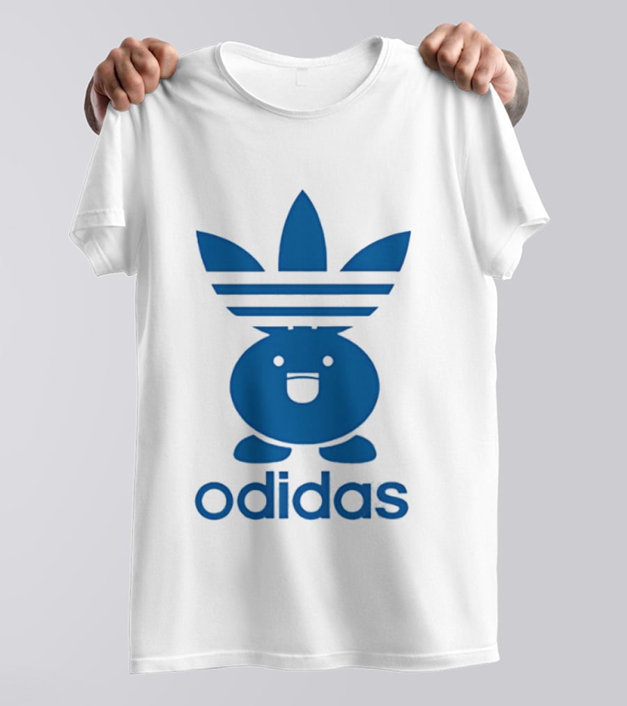 Odidas Pokemon Oddish Mashup Blue T-Shirt