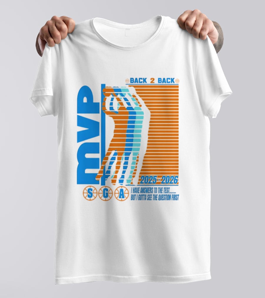 MVP Back 2 Back 2025 2026 SGA T-Shirt
