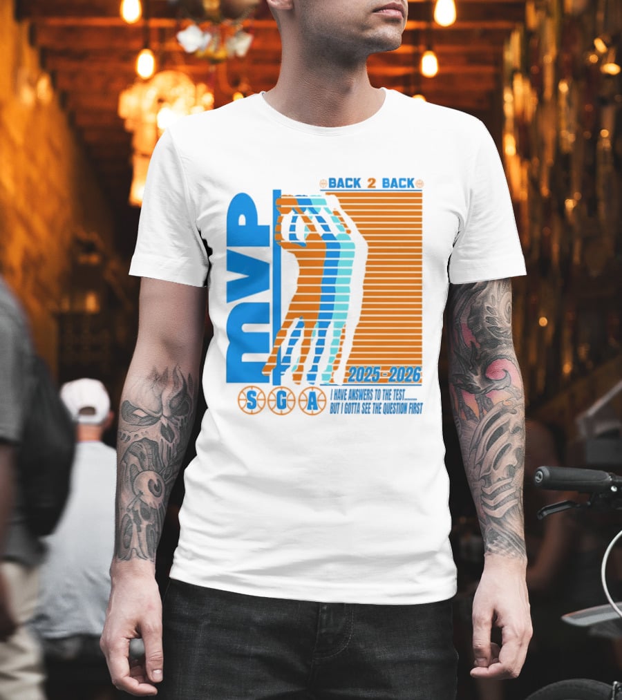 MVP Back 2 Back 2025 2026 SGA T-Shirt