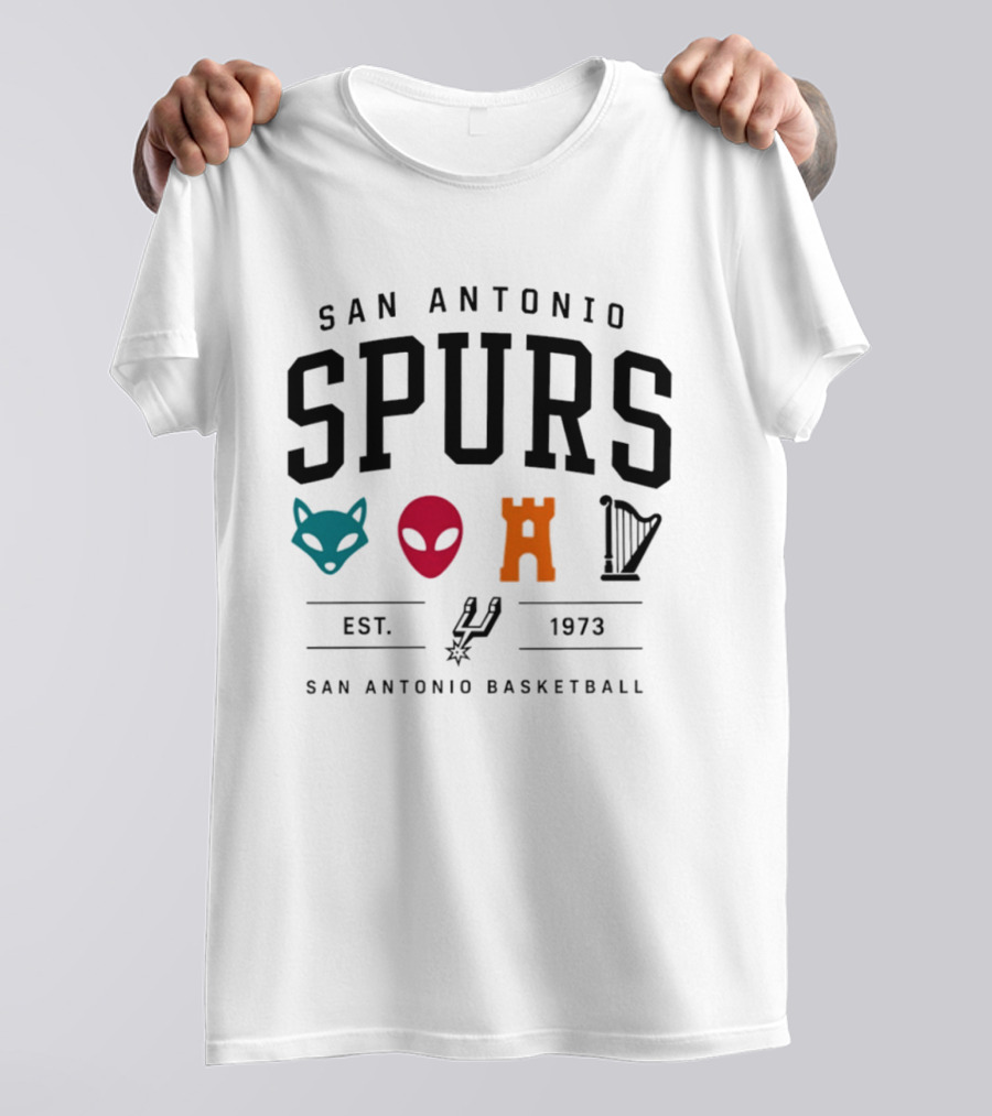 San Antonio Spurs Basketball Wembanyama Wemby Est 1973 T-Shirt