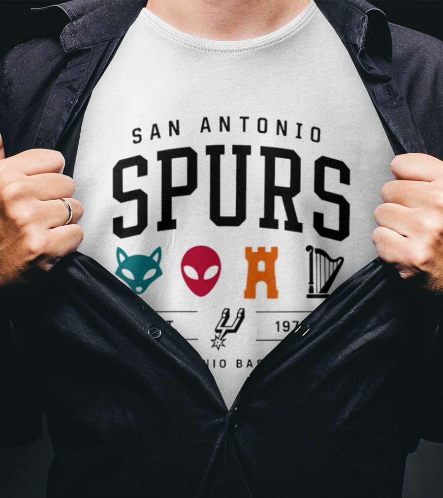 San Antonio Spurs Basketball Wembanyama Wemby Est 1973 T-Shirt