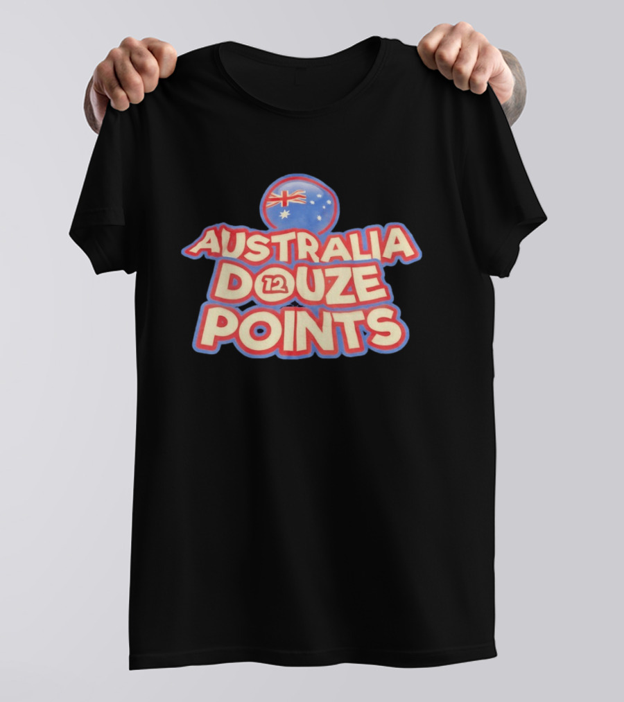 Australia Douze 12 Points Flag Circle Stars T-Shirt