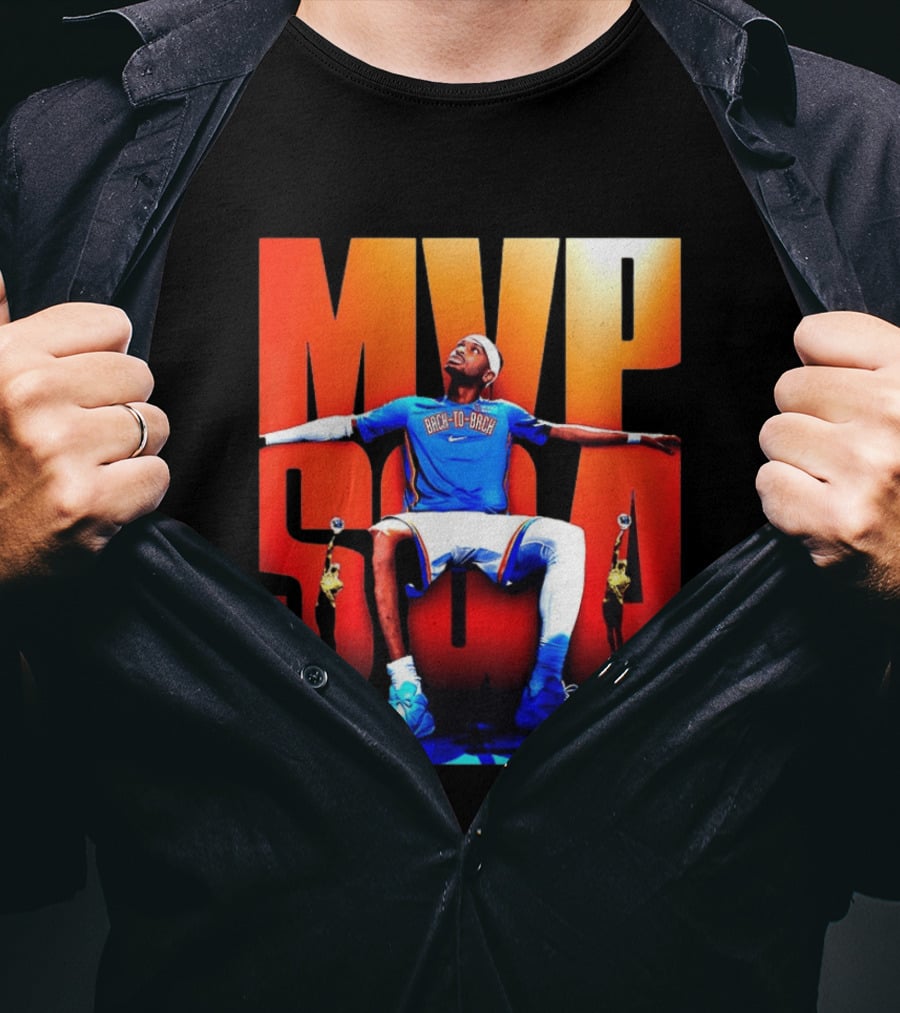 Back To Back MVP Shai Gilgeous Alexander 2026 SGA NBA T-Shirt