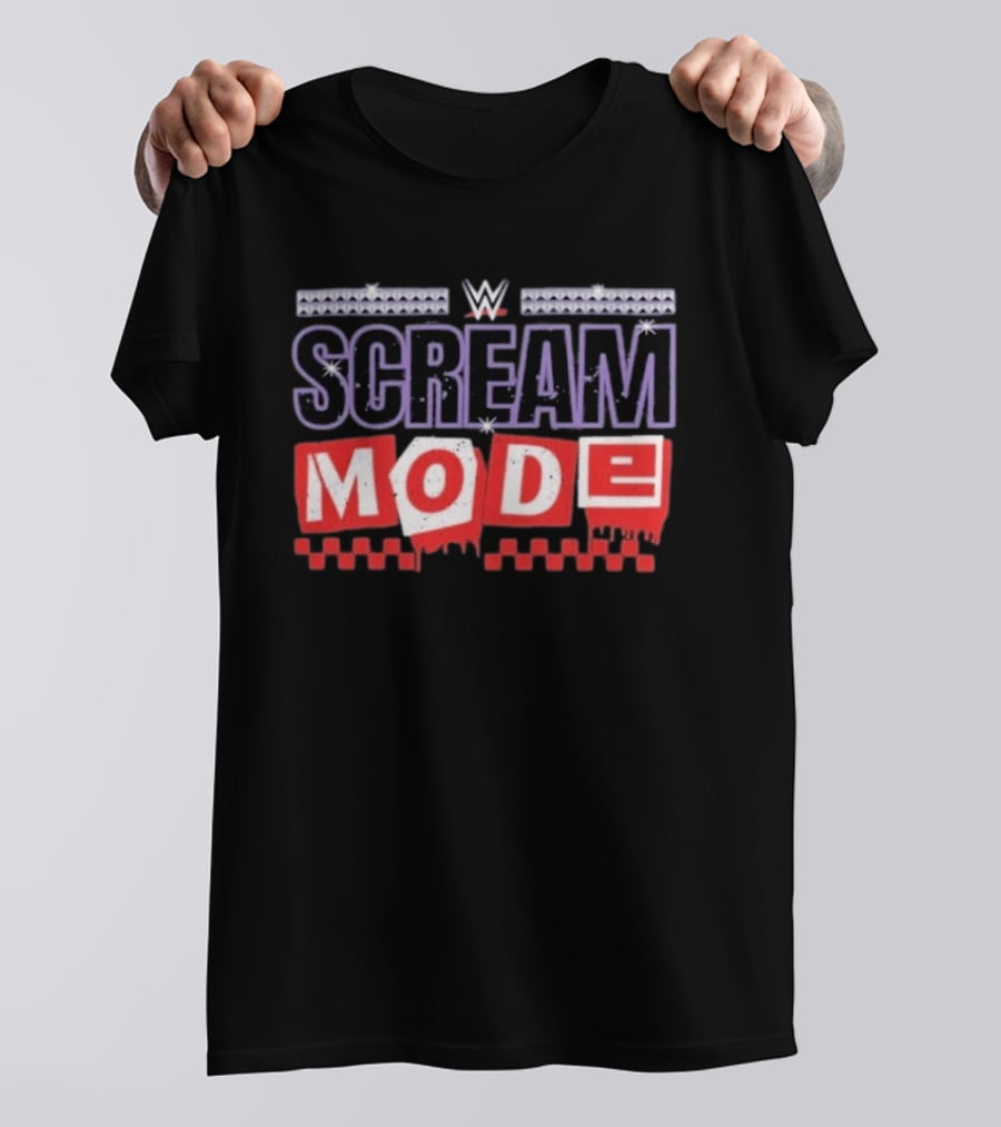 WWE Scream Mode Paige Brie Bella T-Shirt