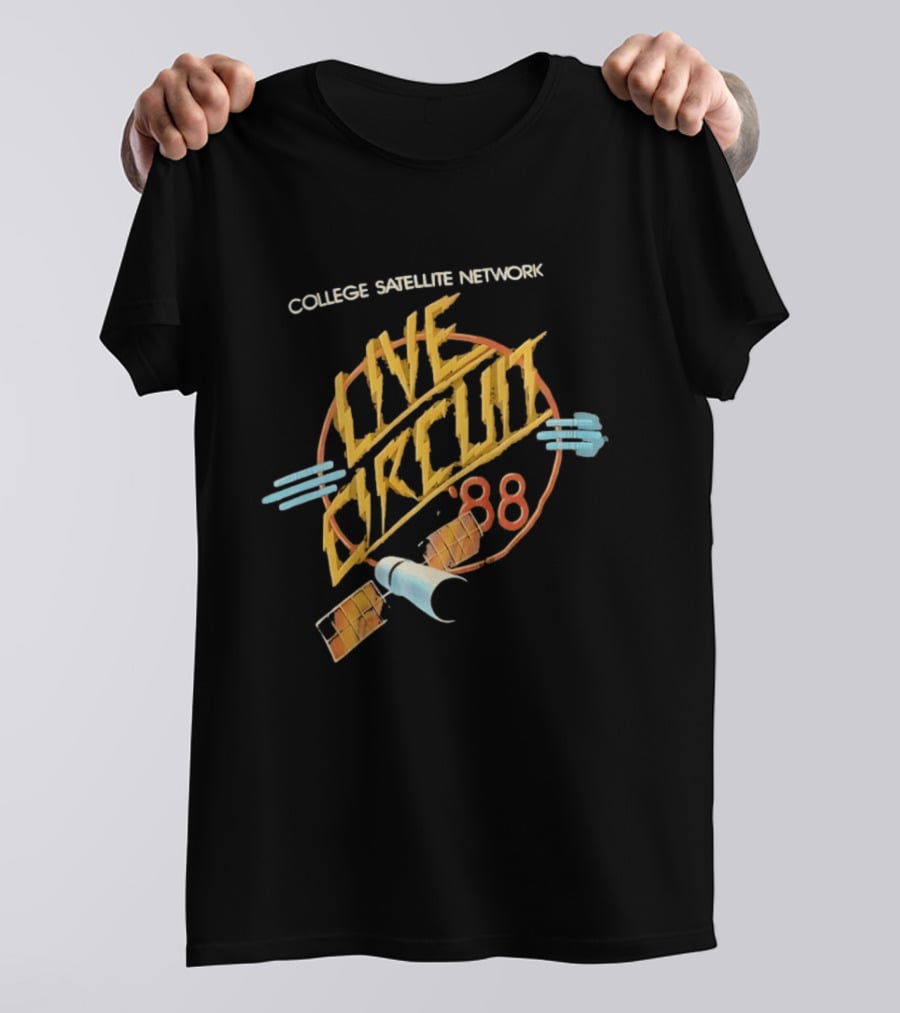 College Satellite Network Live Circuit 88 Vintage Space T-Shirt