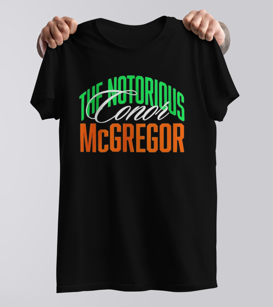Conor McGregor The Notorious Ireland Flag T-Shirt