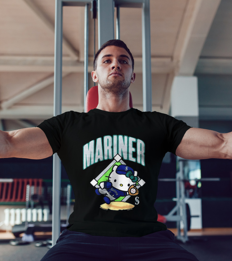 Hello Kitty Seattle Mariners Baseball 2026 MLB Mariner T-Shirt