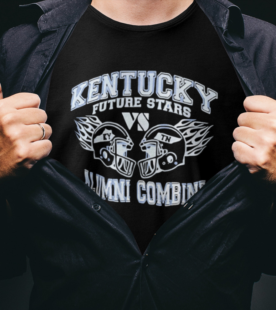 Kentucky Future Stars Alumni Combine VS Tennessee Helmets T-Shirt