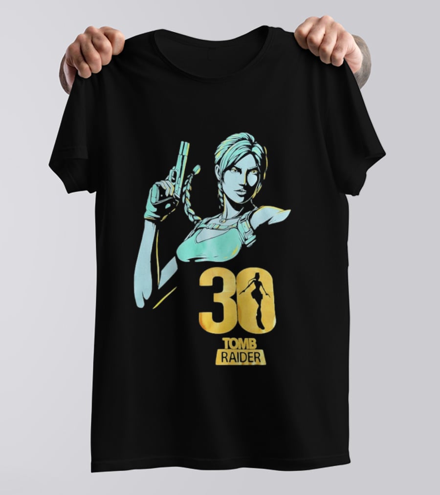 Lara Croft 30 Years Tomb Raider Anniversary T-Shirt