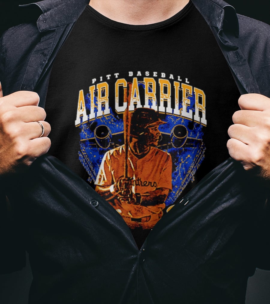 Pitt Panthers Baseball Air Carrier T-Shirt
