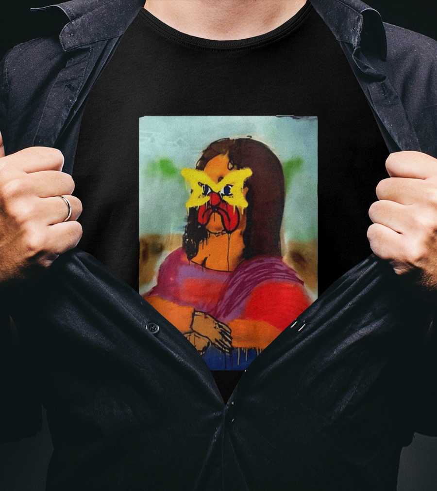 Mertra Slawn Mona Lisa Graffiti Remix T-Shirt