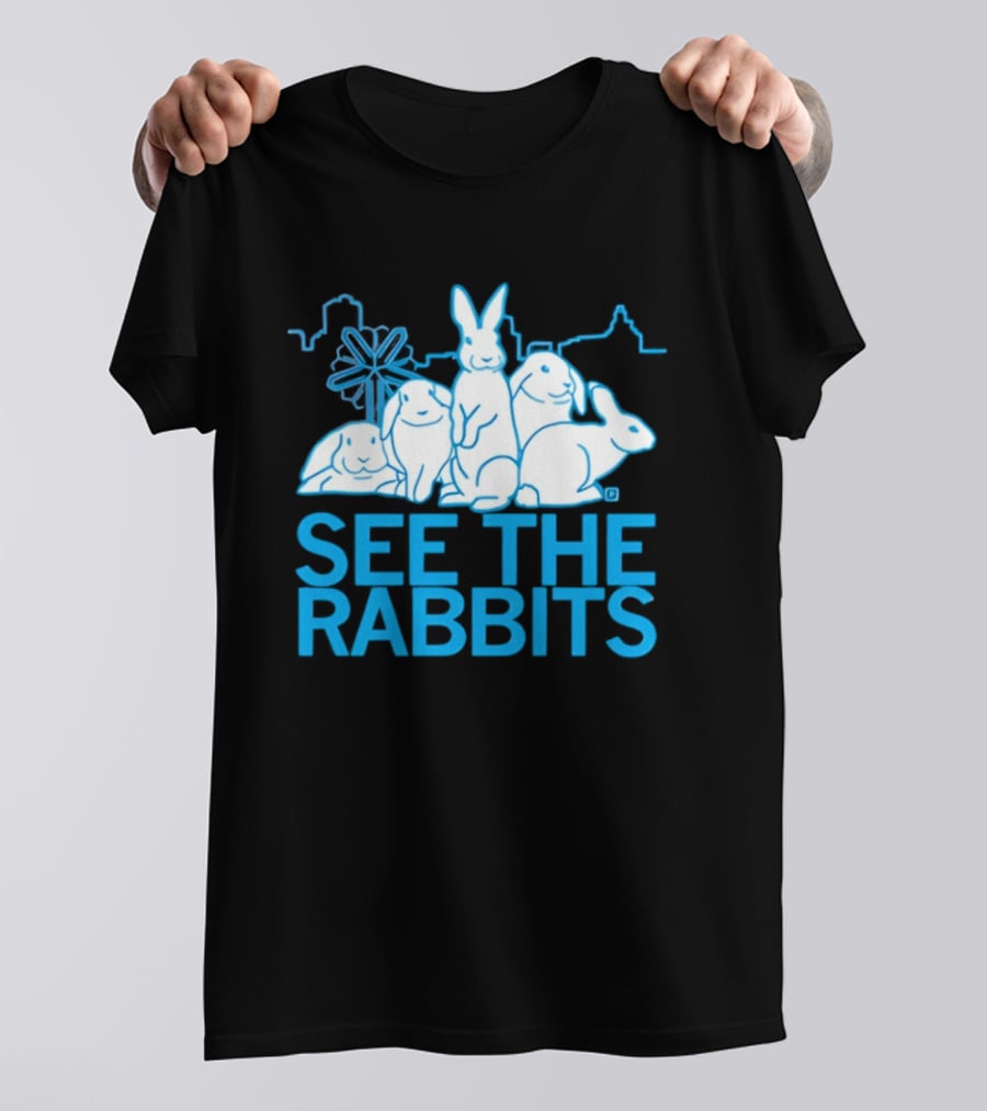 See The Rabbits Blue Bunny T-Shirt