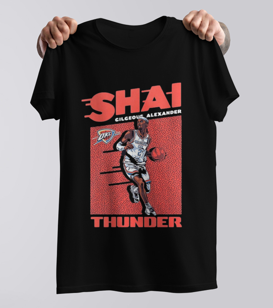 OKC Thunder Shai Gilgeous Alexander 2 Basketball MVP T-Shirt