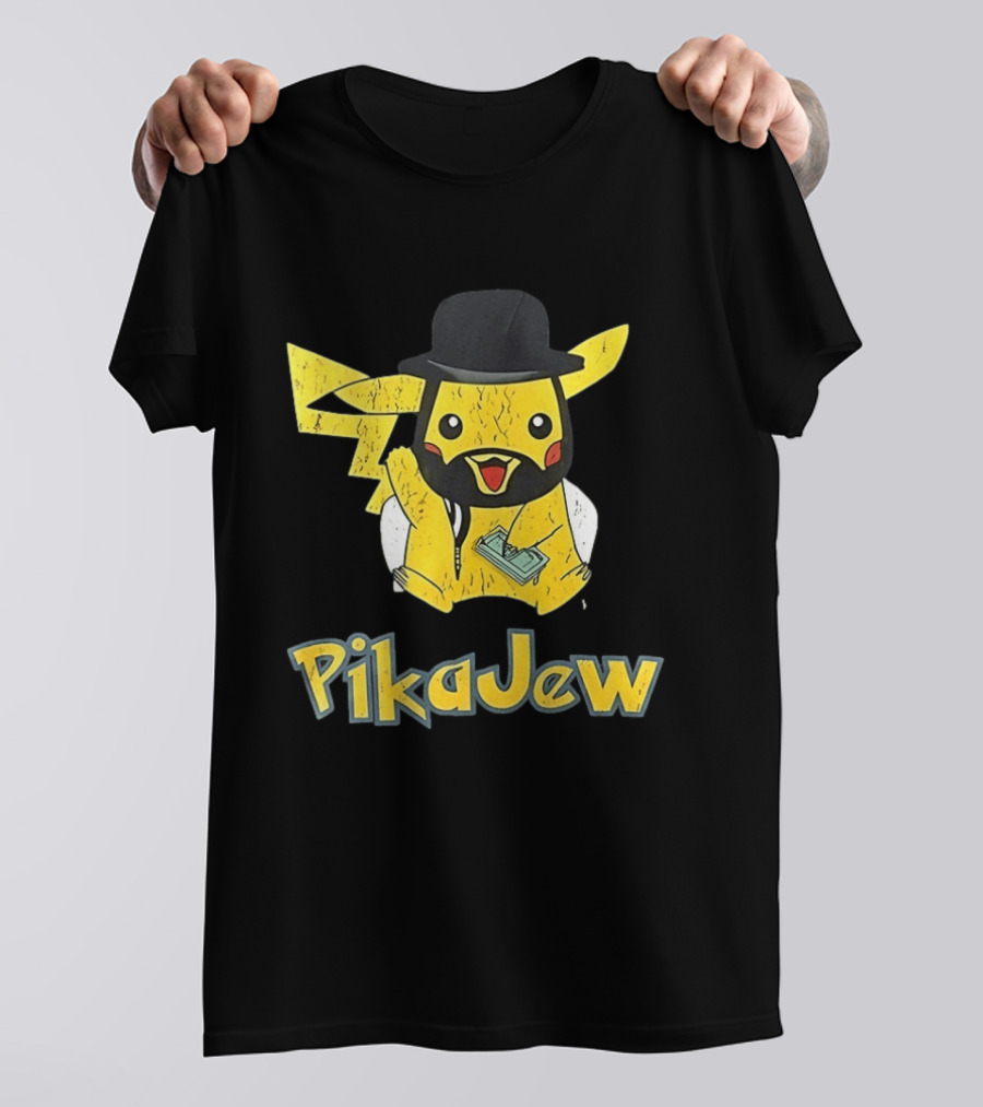 PikaJew And Niggachu Pokemon T-Shirt